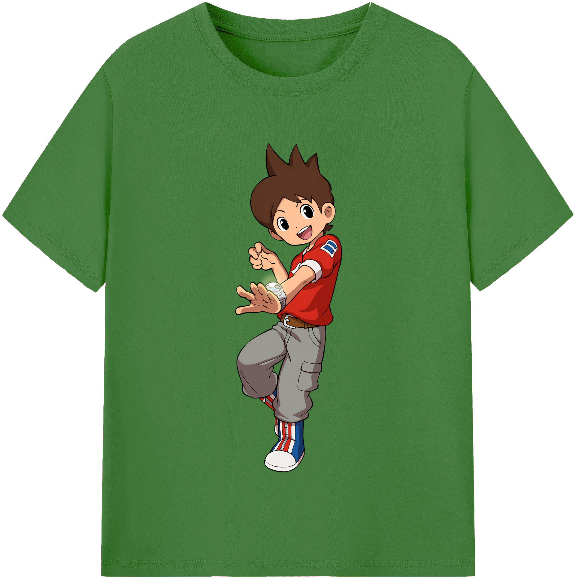 （画像用） 妖怪ウォッチ Yo-kai Watch レディースカジュアルプリントTシャツ（綿100％）